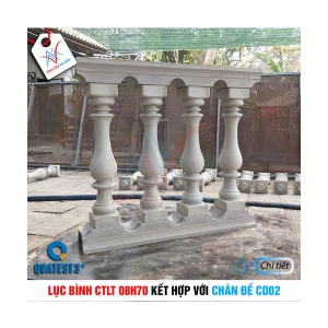 Bộ lục bình CTLT 08H70 và chân đế CD02