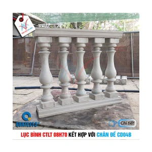 Bộ lục bình CTLT 08H70 và chân đế CD04B