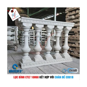 Bộ lục bình CTLT 10H60 và chân đế CD01B