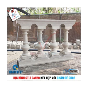 Bộ lục bình CTLT 34H50 và chân đế CD02