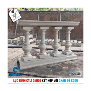 Bộ lục bình CTLT 34H50 và chân đế CD05