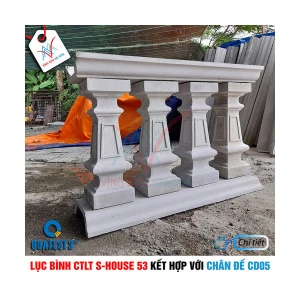 Bộ lục bình CTLT S-HOUSE 53 và chân đế CD05