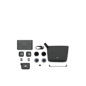 DJI Mic Mini (2TX 1RX Charging Case) - Mic thu âm không dây chính hãng