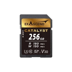 Thẻ nhớ SD Catalyst SD 256GB 180Mb/s V30 hiệu Exascend - Chính hãng