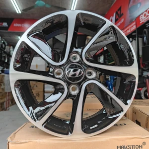 Bộ 04 Lazang ô tô 14 inch mẫu theo xe Hyundai i10 (đen)