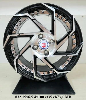 Bộ 04 Lazang ô tô 15 inch PCD 4x100 mẫu AZ-032 - Xe Hơi AZ