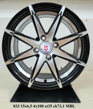 Bộ 04 Lazang ô tô 15 inch PCD 4x100 mẫu AZ-033