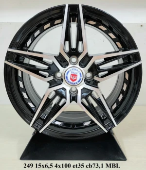 Bộ 04 Lazang ô tô 15 inch PCD 4x100 mẫu AZ-249