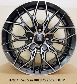 Bộ 04 Lazang ô tô 15 inch PCD 4x100 mẫu AZ-2853