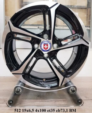 Bộ 04 Lazang ô tô 15 inch PCD 4x100 mẫu AZ-512