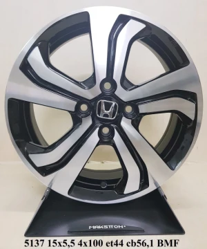 Bộ 04 Lazang ô tô 15 inch PCD 4x100 mẫu AZ-5137 - Xe Hơi AZ