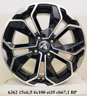 Bộ 04 Lazang ô tô 15 inch PCD 4x100 mẫu AZ-6362 - Xe Hơi AZ