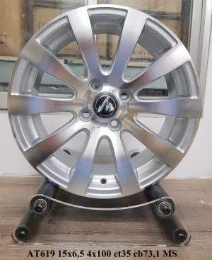 Bộ 04 Lazang ô tô 15 inch PCD 4x100 mẫu AZ-AT619