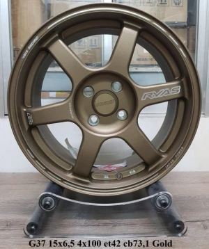 Bộ 04 Lazang ô tô 15 inch PCD 4x100 mẫu AZ-G37 - Xe Hơi AZ