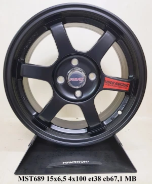 Bộ 04 Lazang ô tô 15 inch PCD 4x100 mẫu AZ-MST689