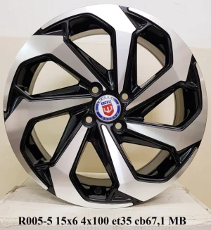 Bộ 04 Lazang ô tô 15 inch PCD 4x100 mẫu AZ-R005-5