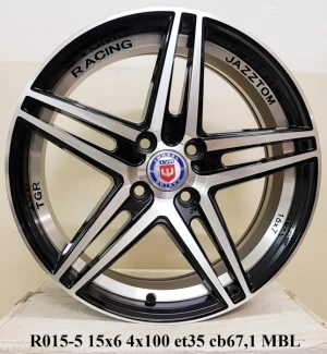 Bộ 04 Lazang ô tô 15 inch PCD 4x100 mẫu AZ-R015-5