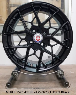 Bộ 04 Lazang ô tô 15 inch PCD 4x100 mẫu AZ-X1010