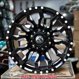 Bộ 04 Lazang ô tô 16 inch PCD 6x139.7 lắp xe Bán Tải, SUV Mẫu AZ-B166