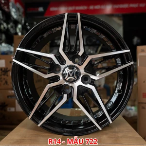 Bộ 04 Lazang oto 14 inch Mẫu AZ-722