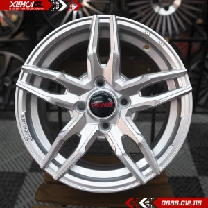 Bộ 04 Lazang oto 14 inch PCD 4x100 Mẫu RD S1 - Trắng