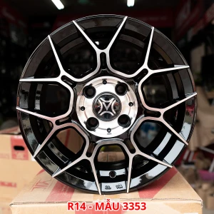 Bộ Lazang đúc oto 14 inch PCD 4x100 Mẫu AZ-3353
