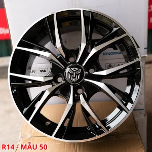 Bộ Lazang đúc oto 14 inch PCD 4x100 Mẫu AZ-50