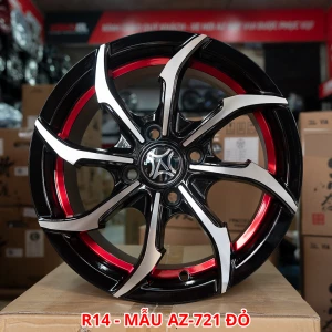 Bộ Lazang ô tô 14 inch PCD 4 100 mẫu AZ-721 - Xe Hơi AZ