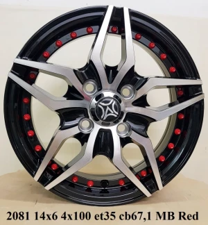 Bộ Lazang ô tô 14 inch PCD 4x100 mẫu AZ-2081