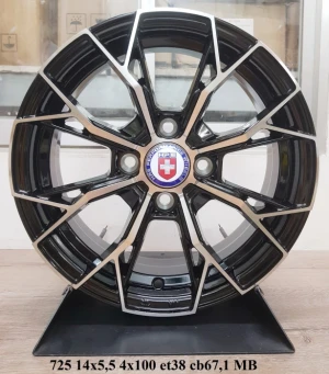 Bộ Lazang ô tô 14 inch PCD 4x100 mẫu AZ-725