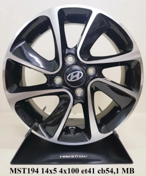 Bộ Lazang ô tô 14 inch PCD 4x100 mẫu AZ-MST 194