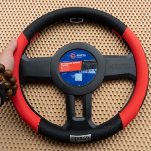 Bọc vô lăng Sparco chính hãng - Mã SPC1113RS - Đen đỏ