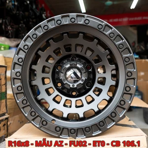 Lazang ô tô 16 inch 6x139.7 lắp xe bán tải Mẫu AZ-FU02