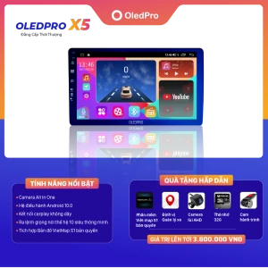 Màn Hình Android OledPro X5 New (Ram 4/Rom 64/Chip 8x1.8Ghz)