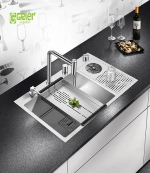 Chậu rửa bát Geler GL-7648 có máy rửa chén cốc