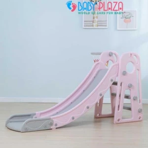 Bộ cầu trượt đơn có trò bóng rổ YG2020-1-1