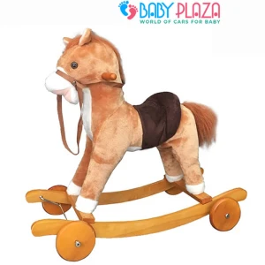 Ngựa gỗ bập bênh cho bé 2 in 1 cho bé GS1010W