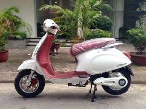 Xe máy điện Vespa Prima nhập khẩu chính hãng Nioshima 5 bình 2016