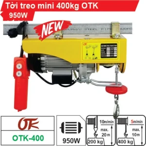 Máy tời treo mini 400kg OTK