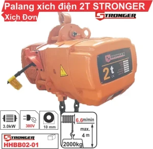 PA LĂNG XÍCH ĐIỆN 2 TẤN STRONGER (cố định)