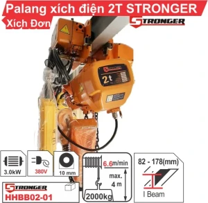 PA LĂNG XÍCH ĐIỆN 2 TẤN STRONGER (dịch chuyển)