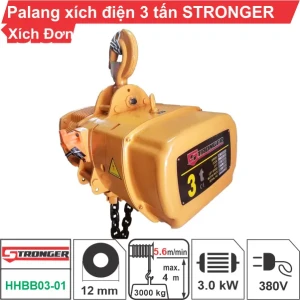 PA LĂNG XÍCH ĐIỆN 3 TẤN STRONGER (cố định)
