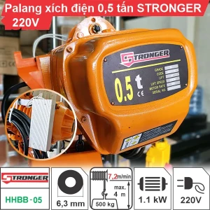 Palang Xích Điện 500kg Stronger (220V)