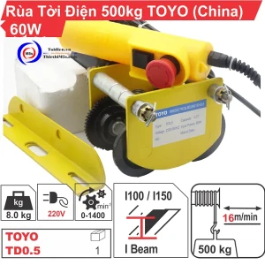 Rùa tời điện 500kg TOYO