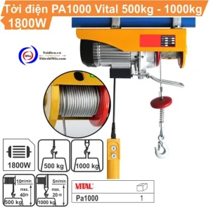Tời Điện 1000kg Vital 1800W