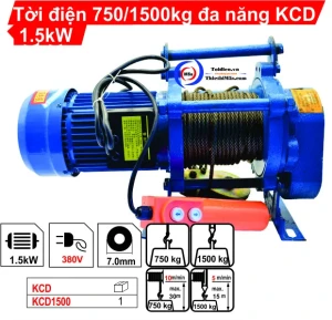 Tời Điện 1500kg Đa Năng Senggong