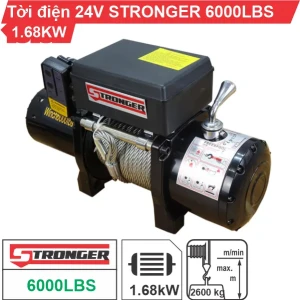 Tời điện 24V Stronger 6000Lbs