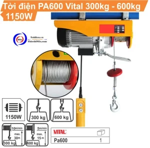 Tời Điện 600kg Vital 1150W