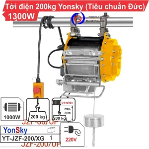 TỜI ĐIỆN YONSKY 200KG 1300W