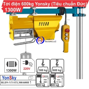 TỜI ĐIỆN YONSKY 600KG 1300W
